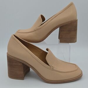 Crown Vintage Women’s Caitlun Block Heel Pumps, Size 9 M Chunky Slip On EUC